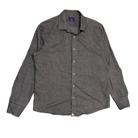 Untuckit Slim Fit Button Up Shirt Men's Large Minimalist Preppy - Picture 1 of 11